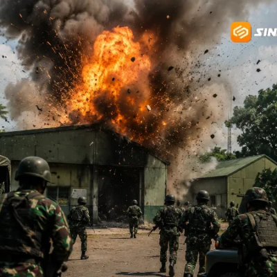 Ledakan di Gudang Amunisi TNI Madiun, Satu Prajurit Dilaporkan Tewas dan Tujuh Terluka