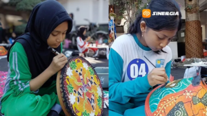 38 Pelajar SD-SMP Ikuti Lomba Craft Painting di Balai Kota Madiun, Asah Kreativitas Lewat Ikon Kota