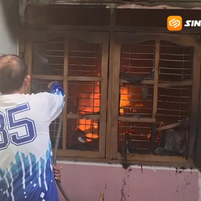 Rumah Warga Klegen Kota Madiun Terbakar, Kamar Depan dan Plafon Dilalap Api