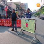 Personil Dishub Disiagakan Dalam Uji Coba Arus Lalu Lintas Baru di Kota Madiun