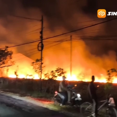 Kebun Tebu di Brahu Ponorogo Terbakar, Puluhan Hektare Dilalap Api