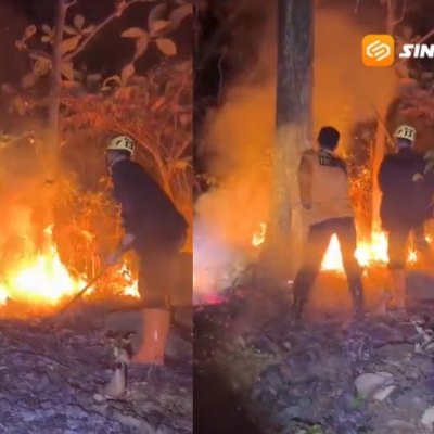 Hutan Jati Gunung Bungkuk Magetan Terbakar, Api Merembet dari Parang Hill akibat Angin Kencang