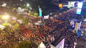 Spektakuler! 5.000 Lebih Penari Ikut Andil dalam Madiun Menari, Semarakkan Tari Beksan Parisuko