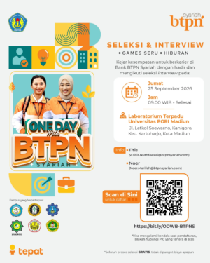 Siap-siap! One Day with BTPN Syariah Buka Rekrutmen di Madiun, Ini Syarat dan Benefitnya