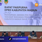 Bupati Madiun Sampaikan Jawaban atas Pandangan Umum 7 Fraksi soal 5 Raperda 