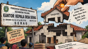 Soal Pembangunan Kantor Desa, Kades Serag : Pembangunan Multi Year, 2026 Dianggarkan Rp110 Juta