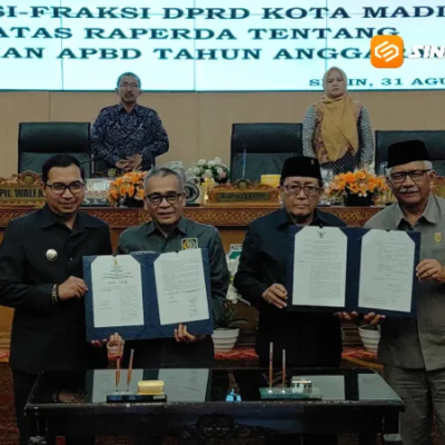 8 Fraksi DPRD Kota Madiun Setujui APBD Perubahan TA. 2026, Tekankan Optimalisasi PAD dan Realisasi Program Skala Prioritas
