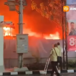 Kebakaran Warung di Samping Kantor BPJS Madiun, Api Diduga Berasal dari Tungku Dapur