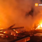 Gudang Pengolahan Kayu di Ngawi Ludes Terbakar, Diduga Akibat Korsleting Listrik