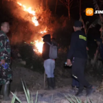 Kebakaran Hutan Gunung Prongos, 5 Hektare Vegetasi Terbakar