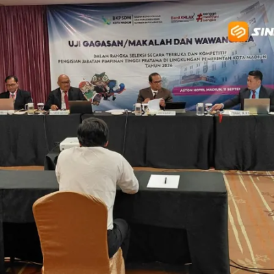 Seleksi Kepala DPUPR Kota Madiun Mengerucut, Empat Calon Jalani Uji Gagasan dan Wawancara