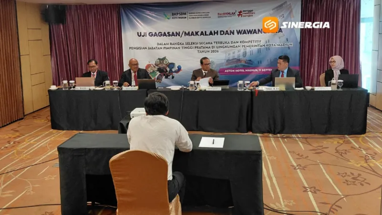 Seleksi Kepala DPUPR Kota Madiun Mengerucut, Empat Calon Jalani Uji Gagasan dan Wawancara