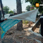 Satpol PP Madiun Tertibkan Reklame Bodong, Sisir Wilayah Saradan