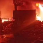 Warga Jungke Magetan Panik, Gudang Rongsok Terbakar Hebat Dini Hari