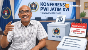 Jelang Konferensi PWI Jatim, DPS Keluar, Masa Sanggah Dibuka hingga 2 Oktober