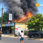 Gudang Toko Aksesori Ponsel di Ngawi Terbakar, Satu Motor Hangus dan Kerugian Capai Ratusan Juta