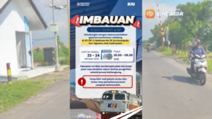 KAI Daop 7 Madiun Perbaiki Tiga Perlintasan Kereta Api di Kediri, Ini Jadwalnya