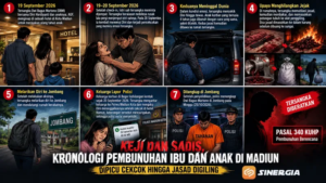 Keji dan Sadis, Kronologi Pembunuhan Ibu dan Anak di Madiun, Dipicu Cekcok hingga Jasad Digiling